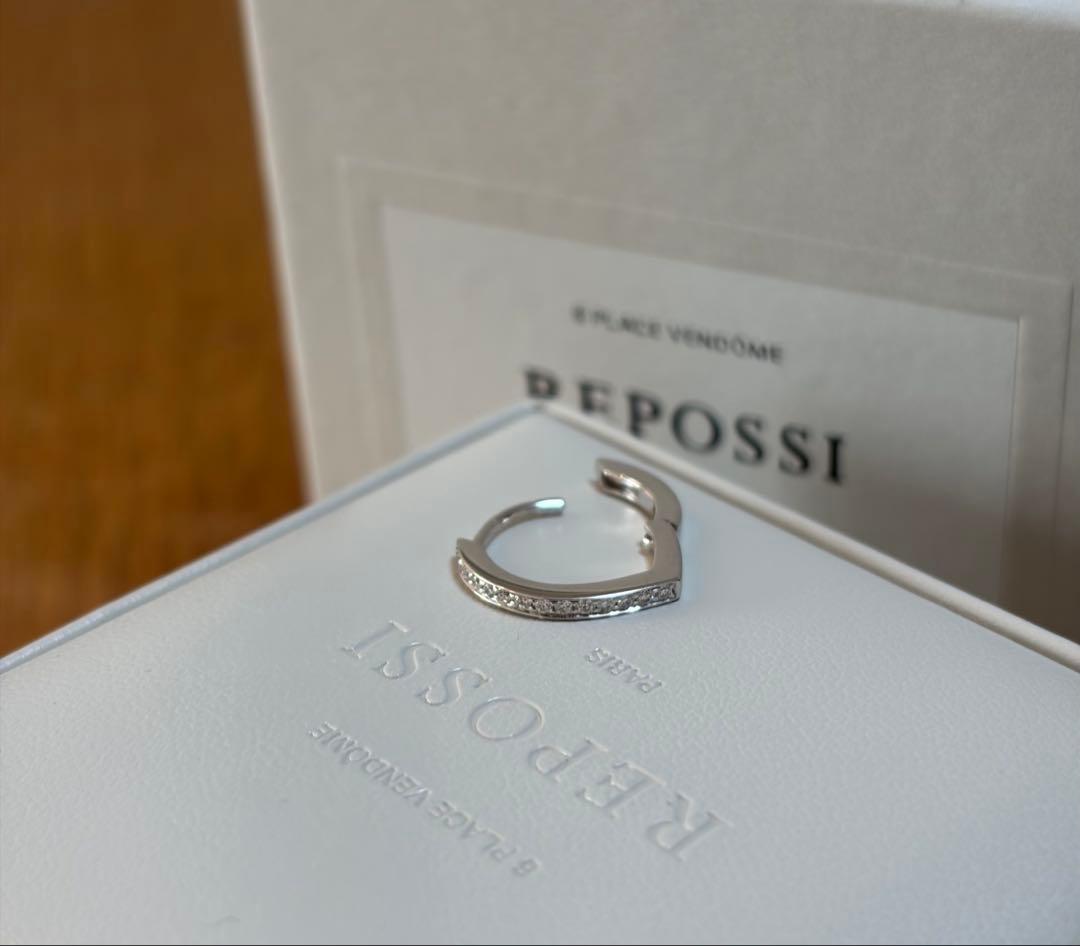 専用＊レポシ Antifer ホワイトゴールド パヴェダイヤモンドピアス