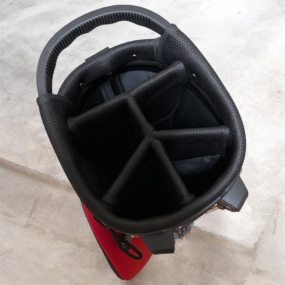 新素材　ブルーティーゴルフ キャディバッグ ストレッチ スタンドキャディバック