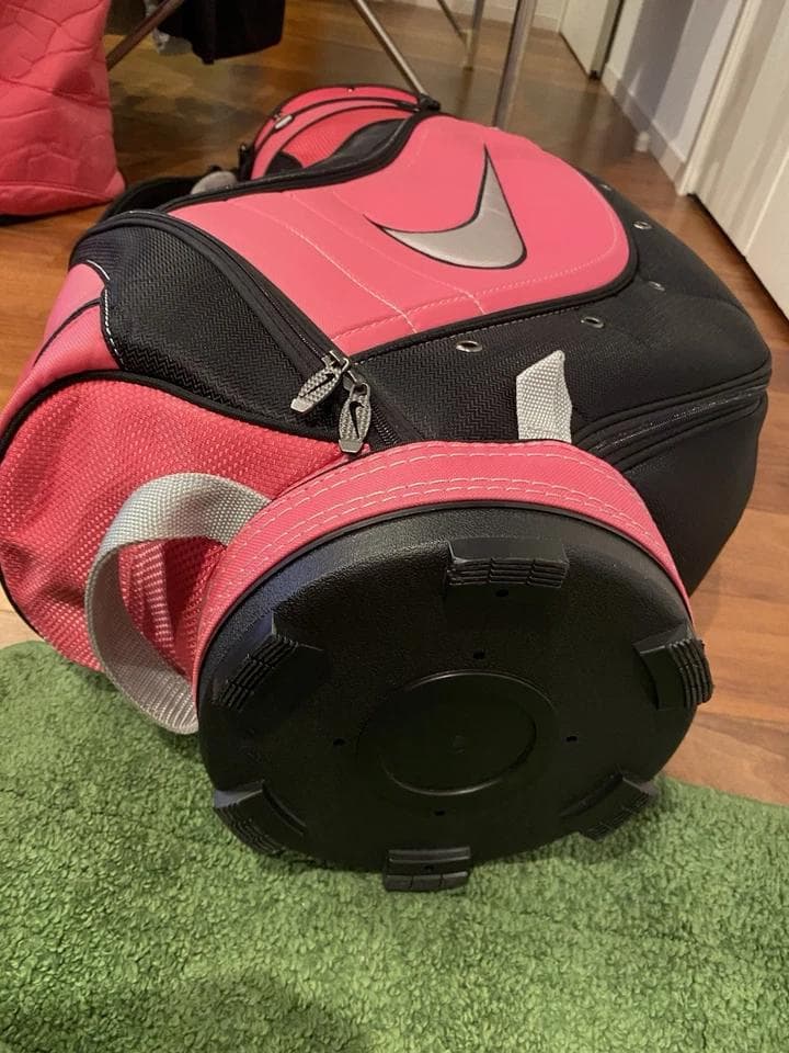ナイキ レディース ピンク 軽量 ゴルフバッグ カート キャディバッグ レア