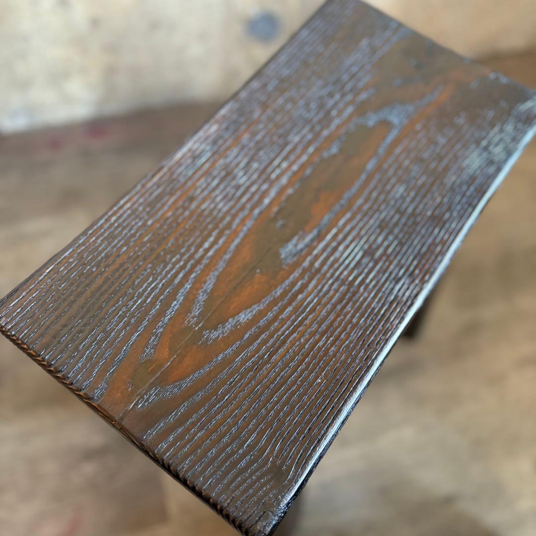 無垢材スツール　アジアンスタイル　②