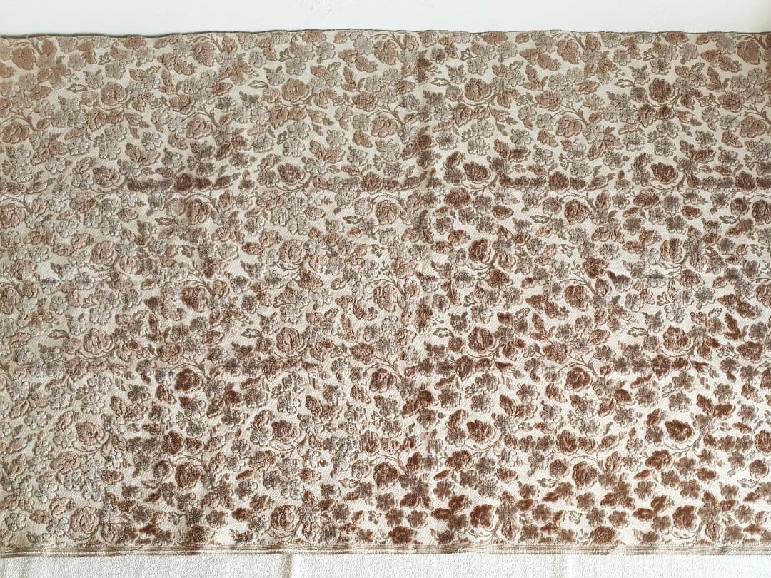 * vintage textile ❀ ふんわり お花柄 テキスタイル