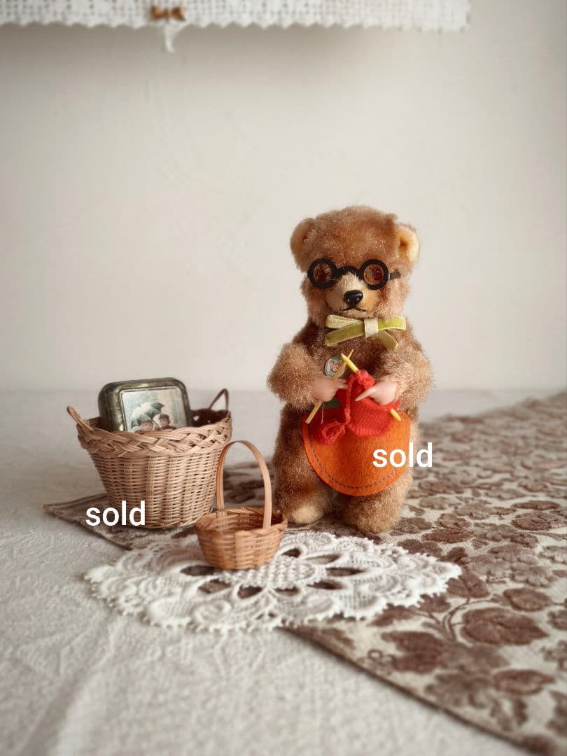 * vintage textile ❀ ふんわり お花柄 テキスタイル