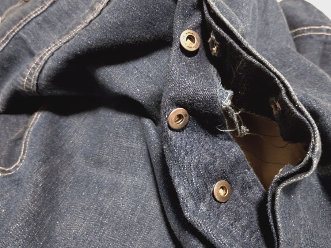 50S ヘラクレス オーバーオール グッドサイズ オリジナルレングス まっ紺