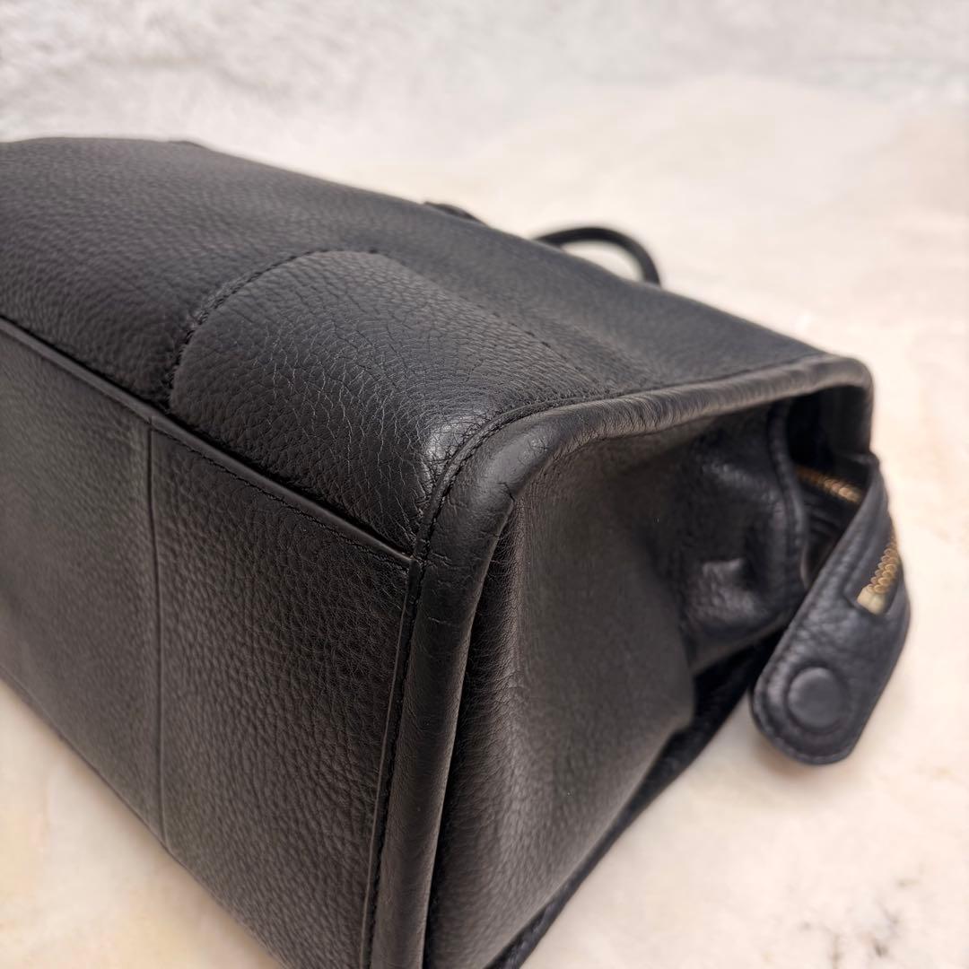 トリーバーチ　ショルダーバッグBRITTEN　レザー　ブラック　2way