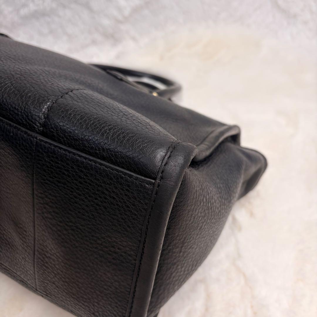 トリーバーチ　ショルダーバッグBRITTEN　レザー　ブラック　2way