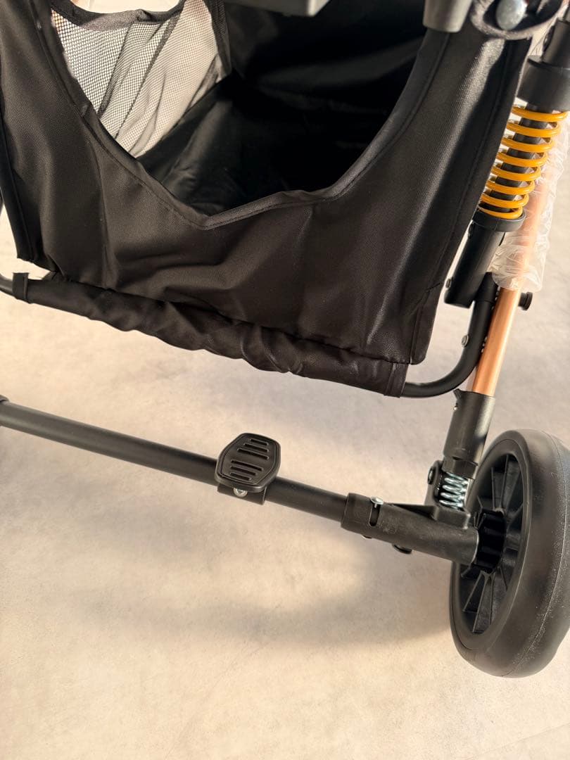 新品　折りたたみ式ペットカート 黒　分離式