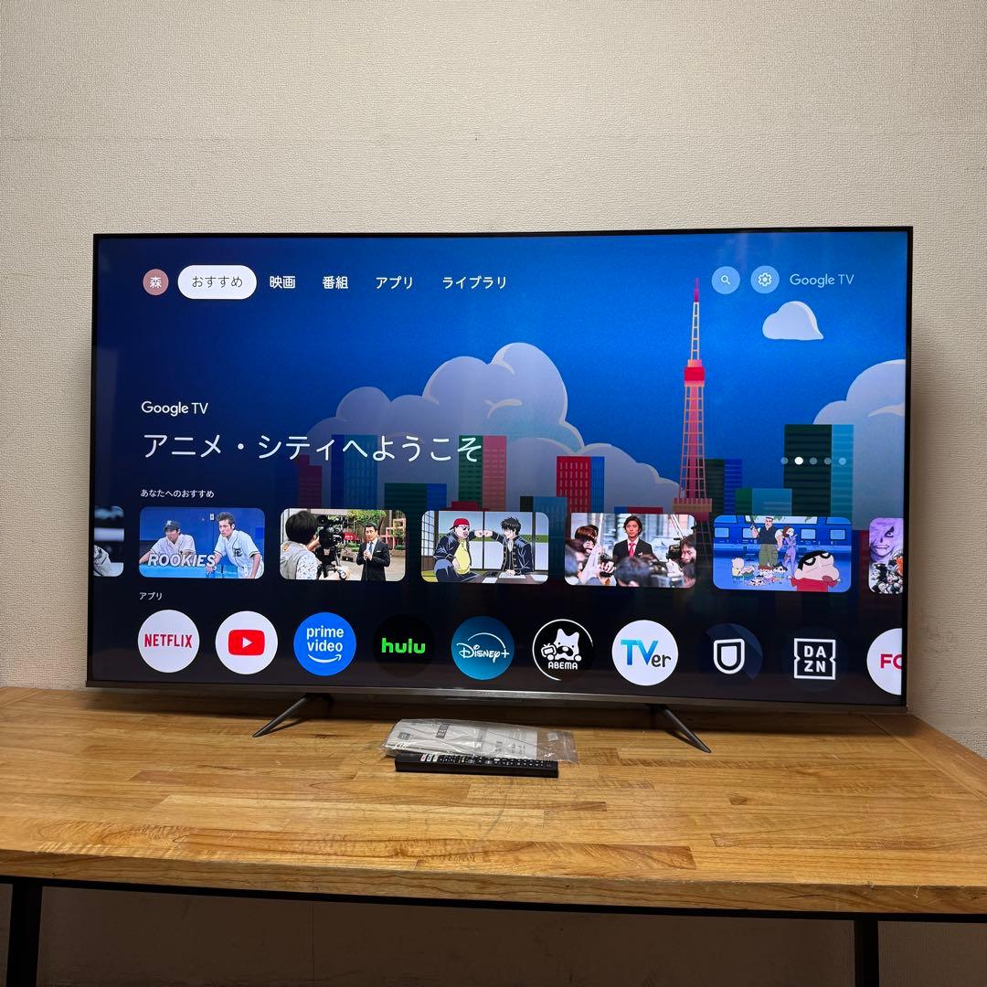 TCL 65インチ 4K 液晶テレビ 65C636 量子ドット 動画アプリ搭載