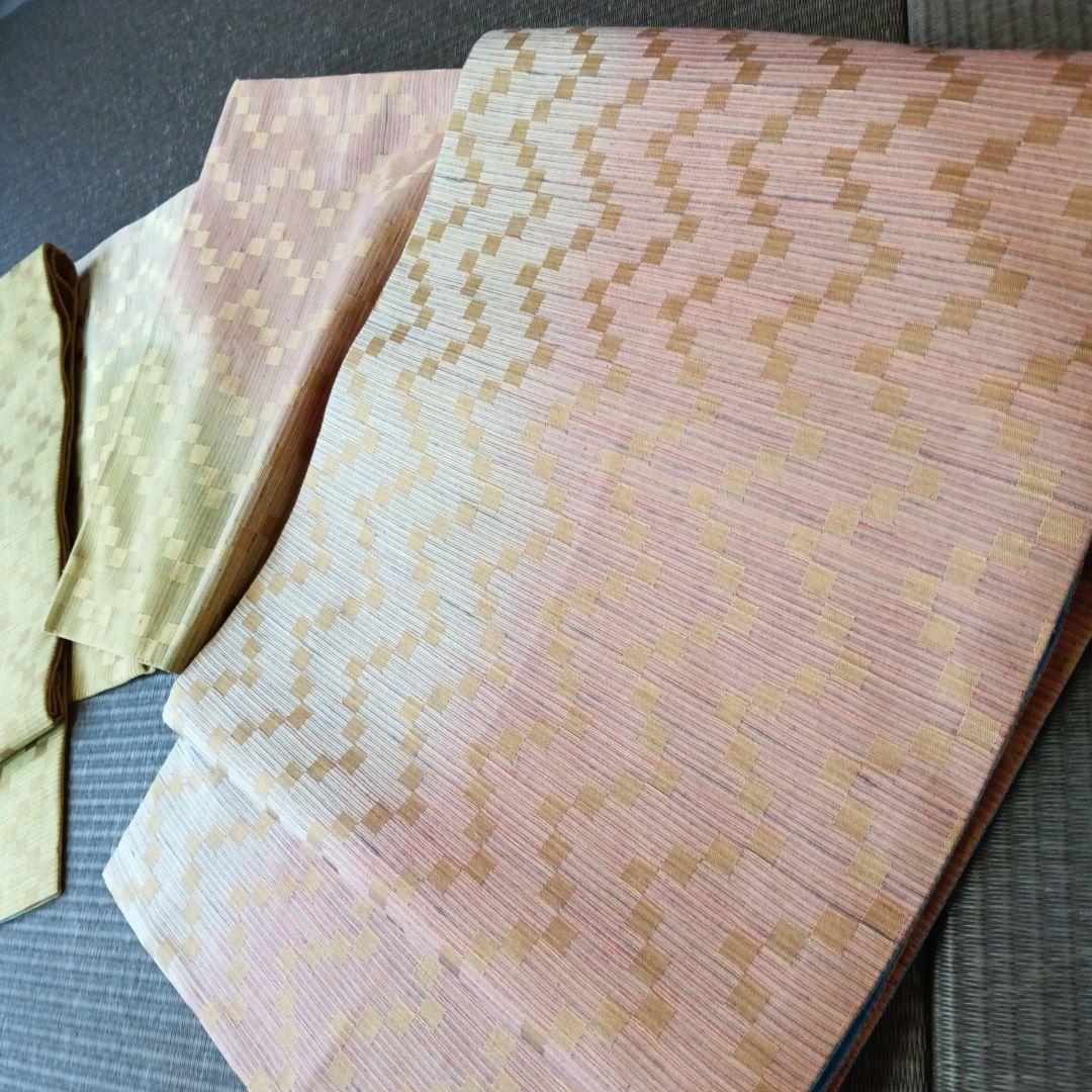 菅原工房 手先二通り　袋帯　霞　リバーシブル　縦縞