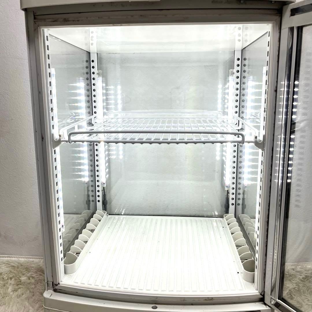 レマコム 卓上　冷蔵ショーケース　冷蔵庫　RCS-4G63SL 63L 大型