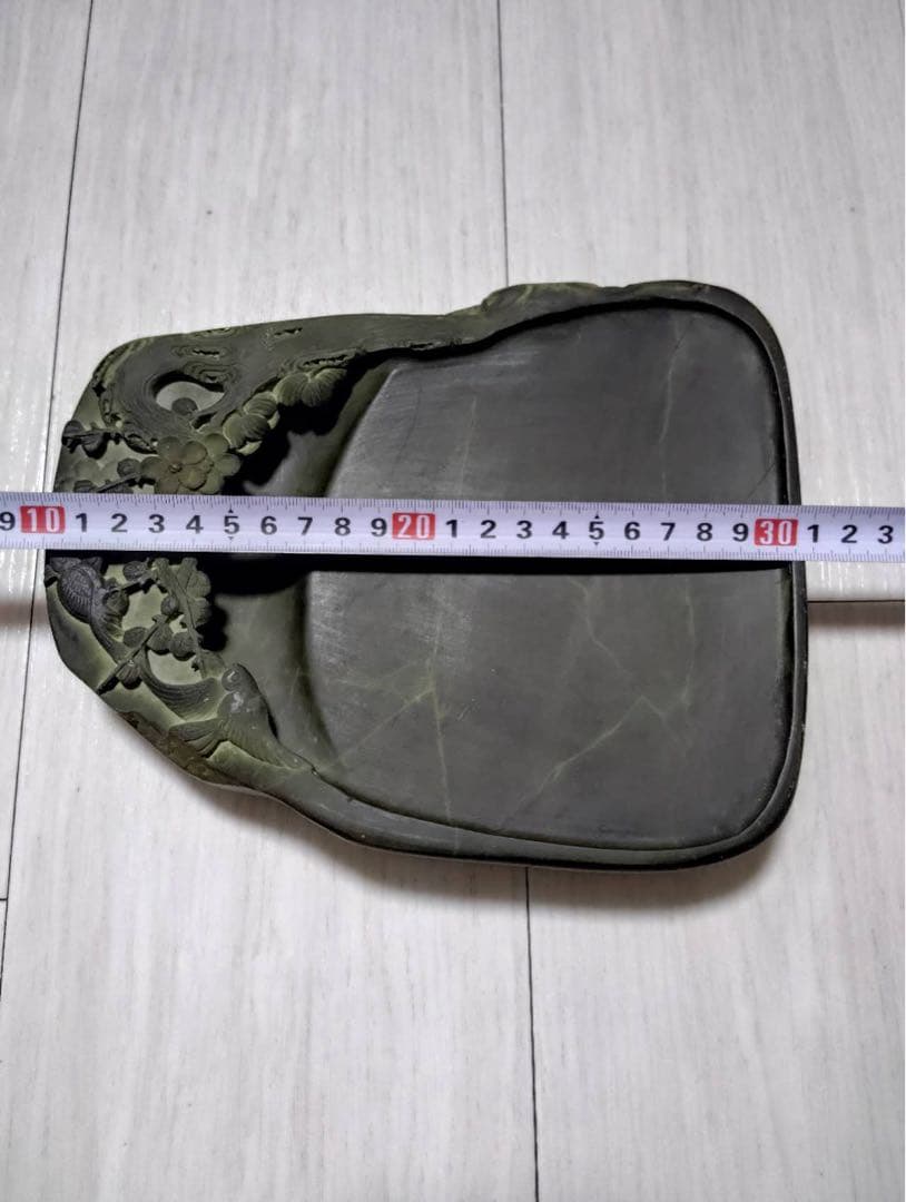 硯【端渓硯　青花・蕉葉白・火捺・金綫など】◆ 8.5吋◆上質箱◆旧老坑水巌坑美石