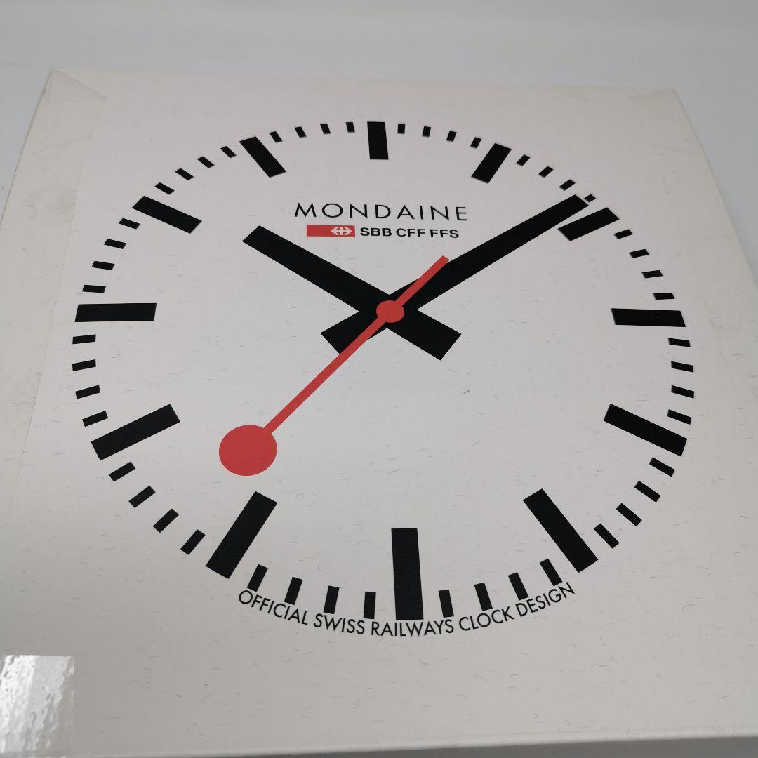 MONDAINE 掛時計 スイス鉄道デザイン　A990.CLOCK.11SBC