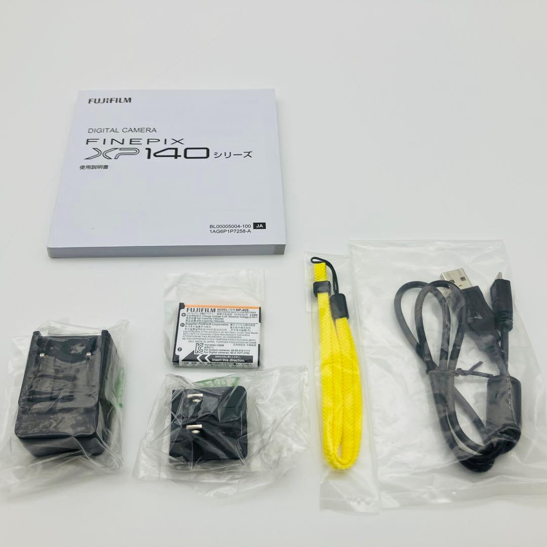 FUJIFILMフジフイルム FinePixXP140イエローコンデジ