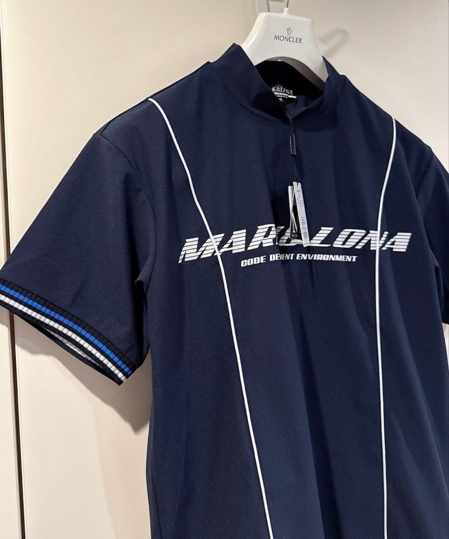 新品 ★2025最新 MARK&LONA モックネック シャツ マーク&ロナ