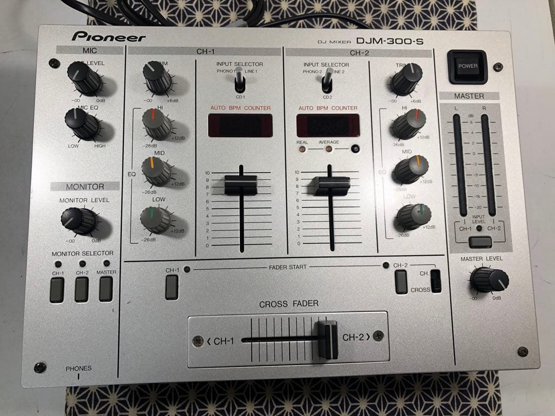pioneer dj パイオニア　DJM-300 銀　フェーダーメンテナンス