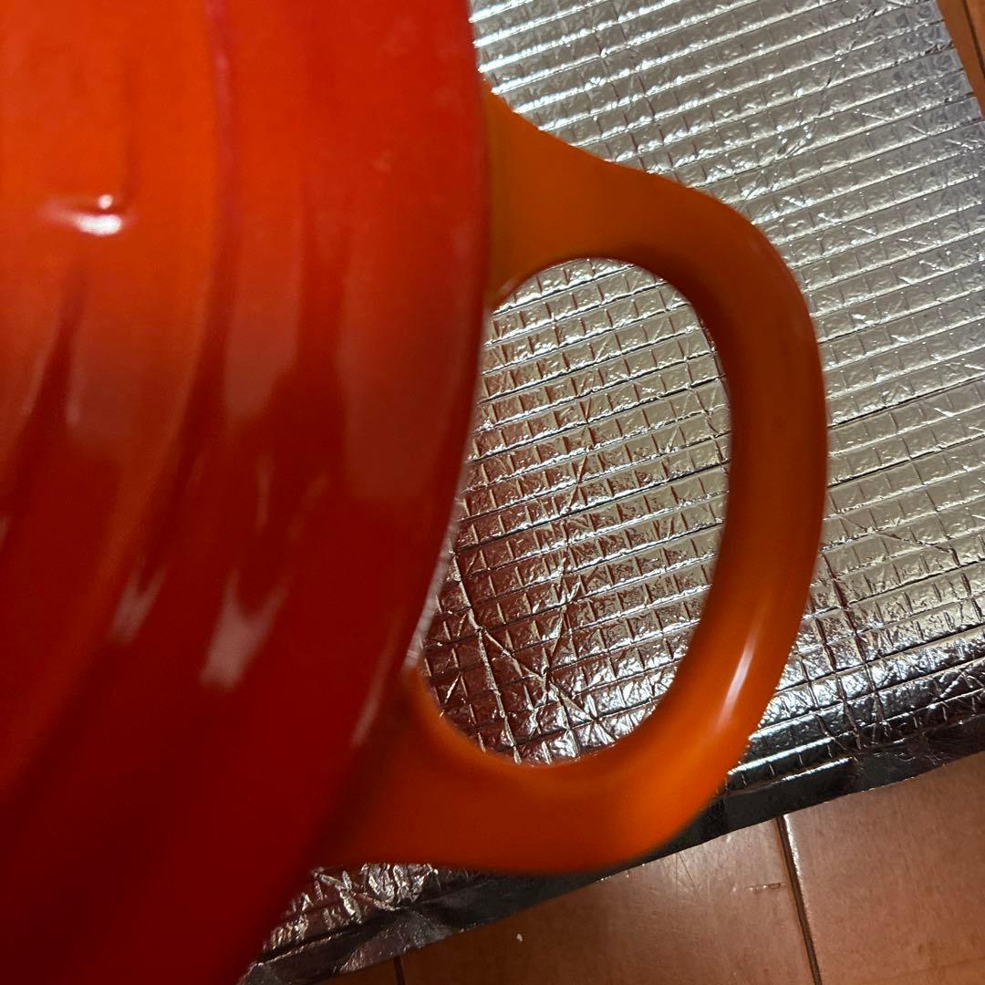 Le Creuset 鋳鉄製 両手鍋 22cm オレンジ