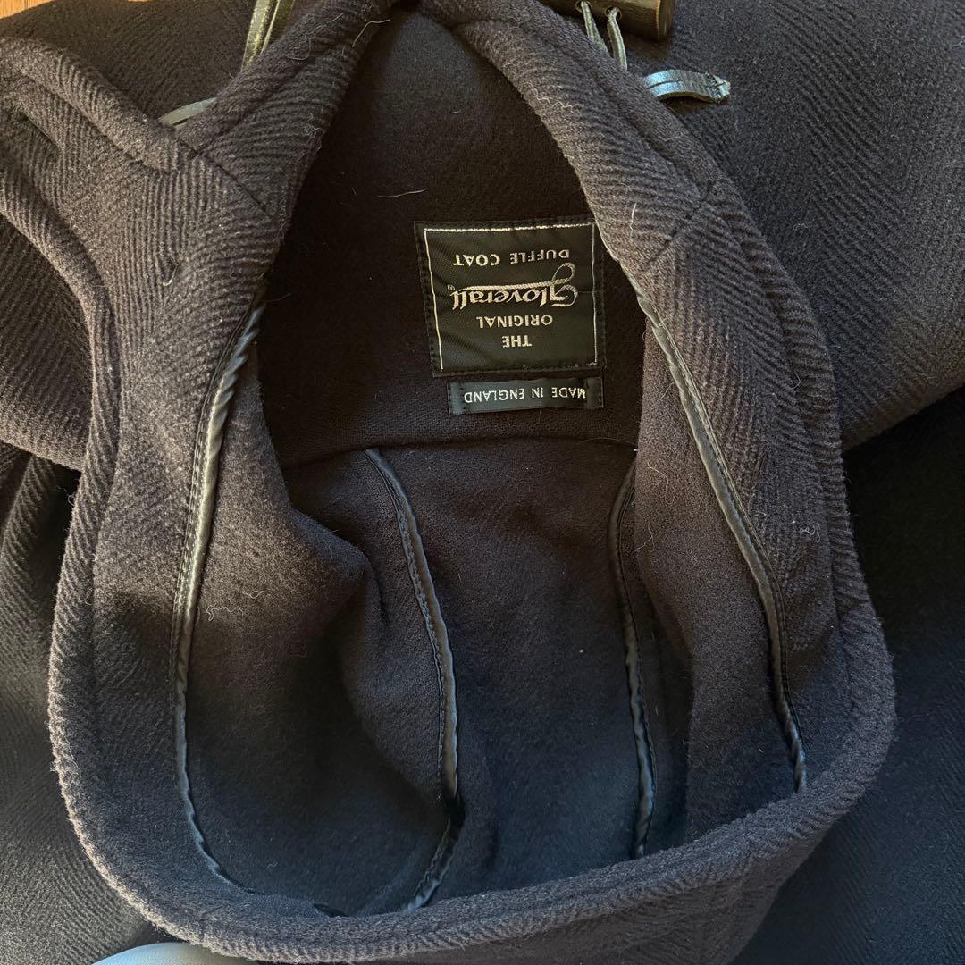 【Gloverall】 Duffle Coatダッフルヘリンボーン　キングストン