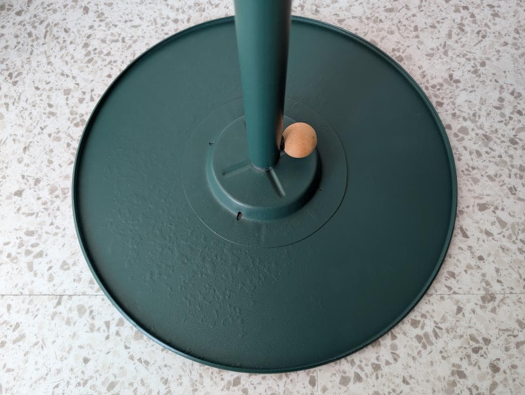 ビンテージ イノベーター メタル サイドテーブル ラウンド 一本脚 高さ調節可