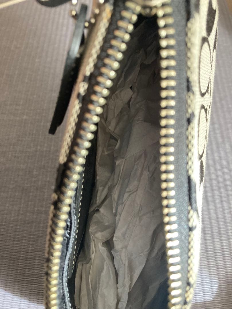 【新品】コーチ シグネチャーコレクション/アクセサリーポーチ/ハンドバッグ