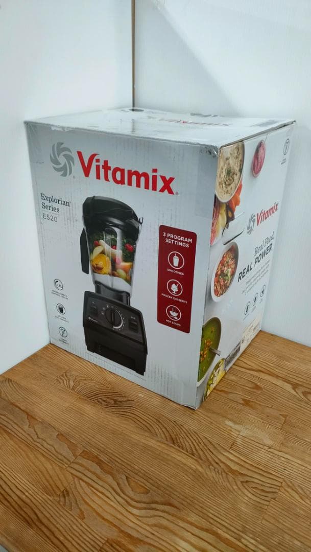 【美品】バイタミックス E520 ブラック　保証書あり　1624