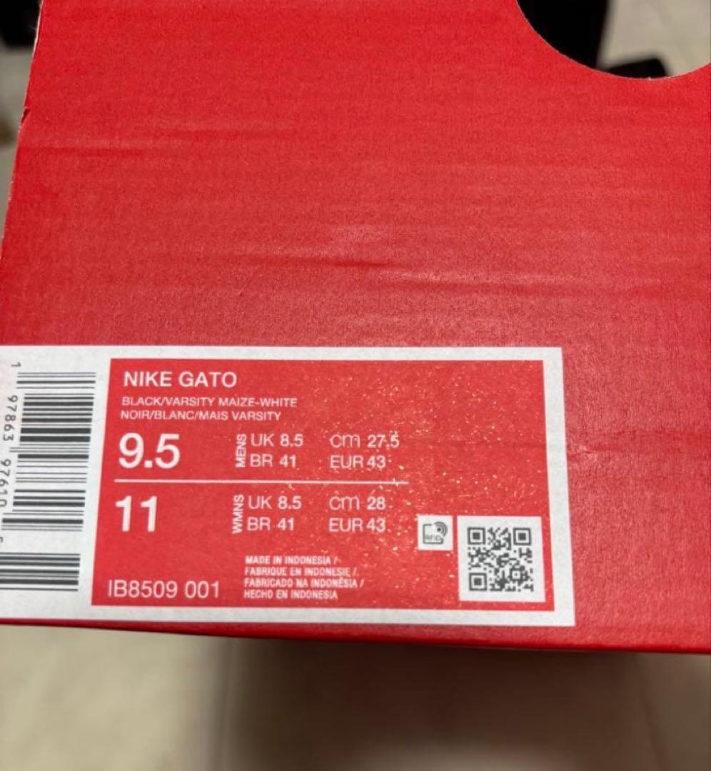 新品NIKEナイキ GATO BRASILガトIB8509-001 27.5cm