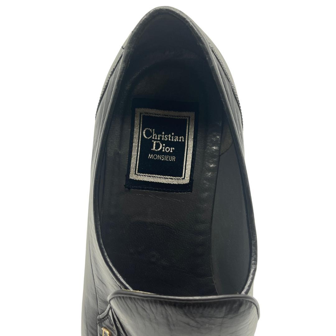 Christian Dior Monsieur レザーローファー 黒 41
