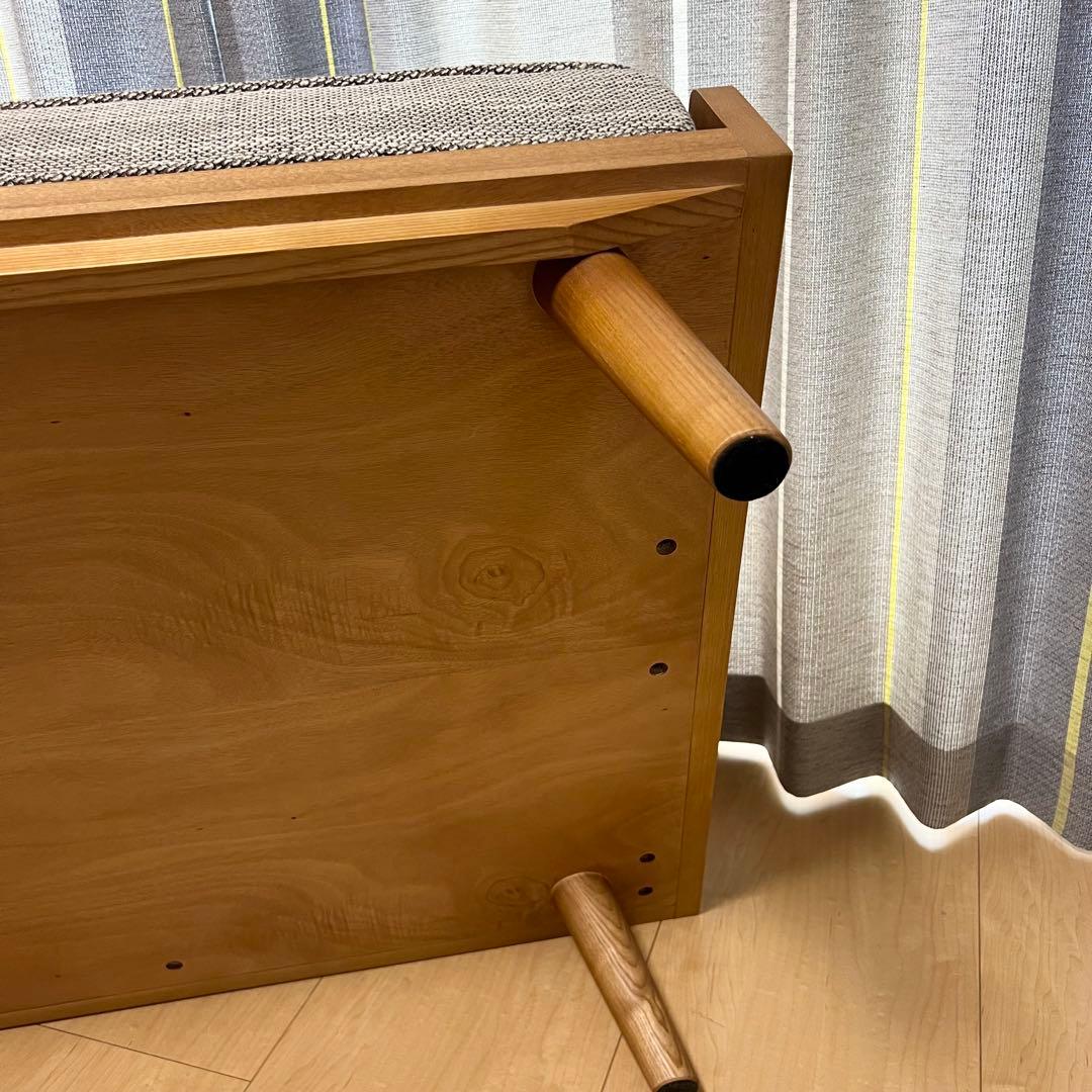 【ほぼ新品】unico ウニコ アルベロ 2人掛けソファ＋オットマン