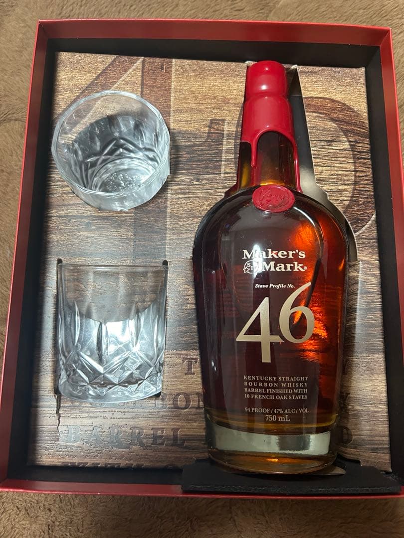 メーカーズマーク46 バーボンウイスキー 旧ボトル 750ml ギフト