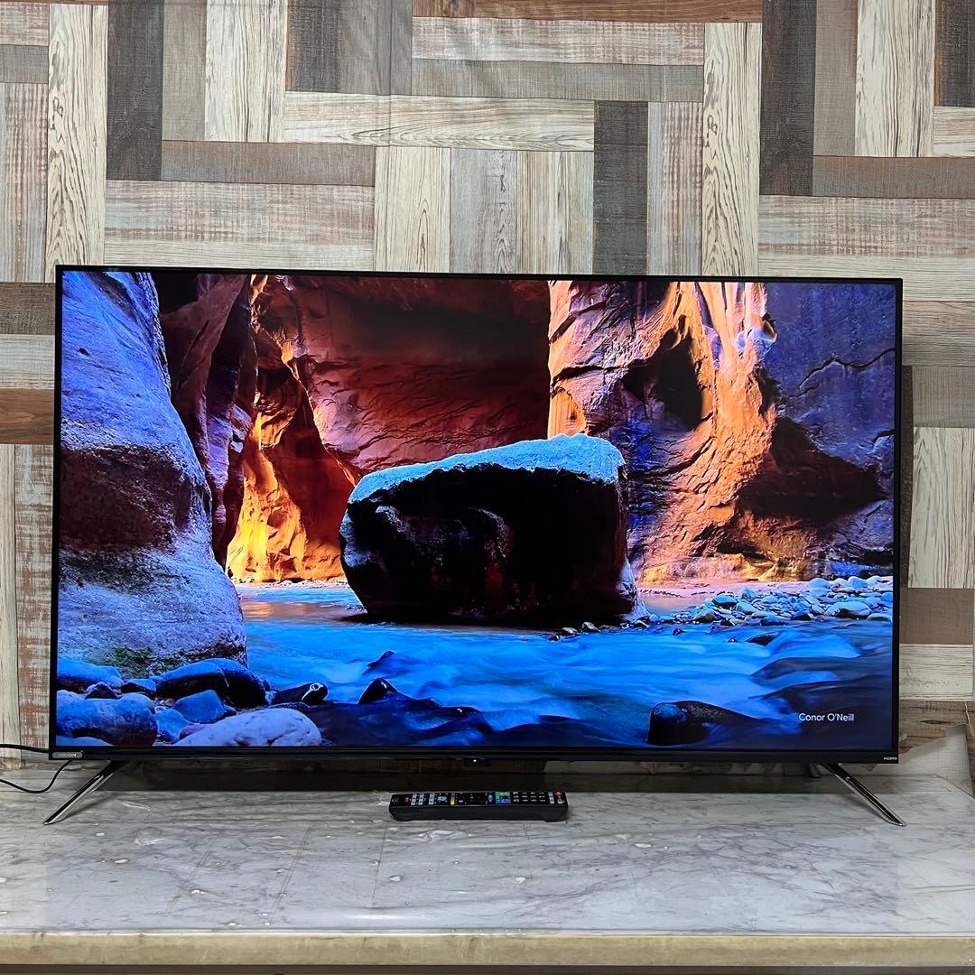 即日受渡❣️全国送料込オリオン 4Kチューナー内蔵ダブルチューナー 50型裏録画