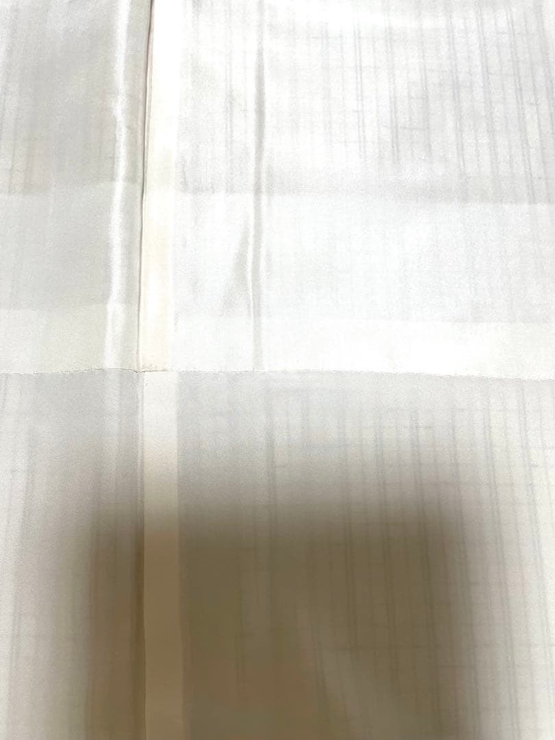 正絹　袷　紬　縦縞模様　身丈（肩から）161.5㎝