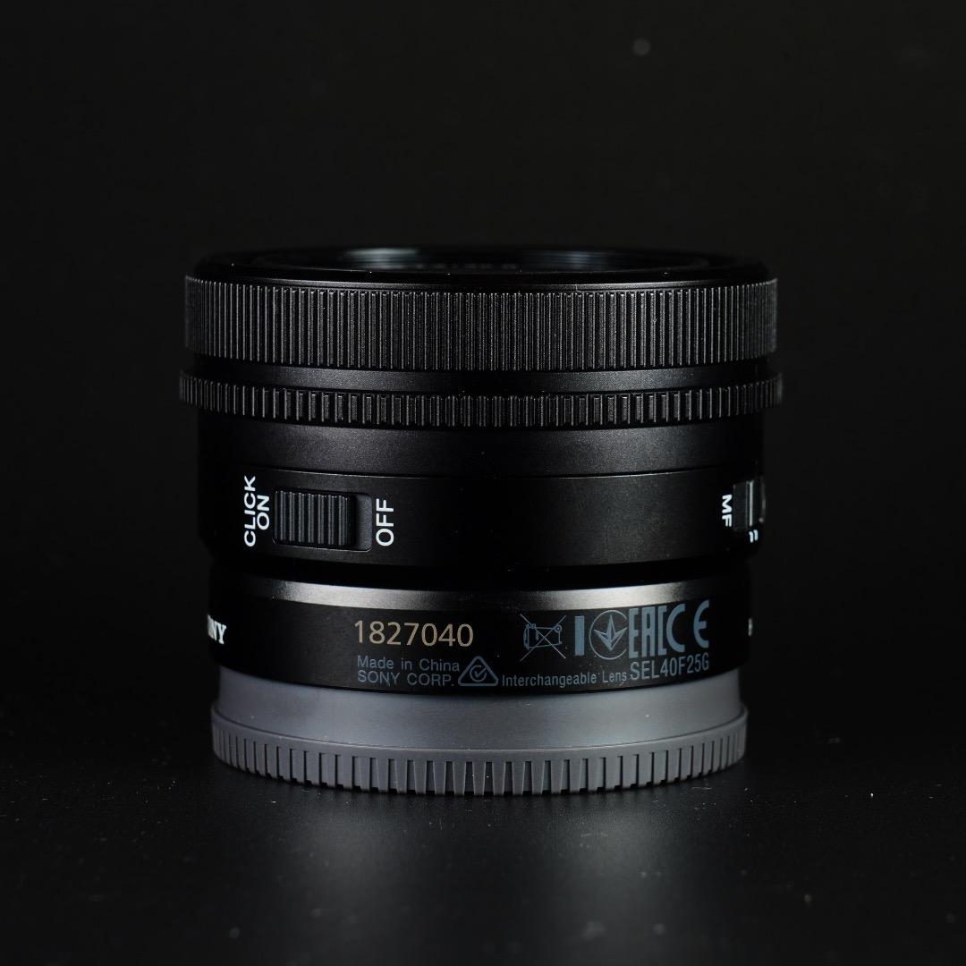 【極美品】SONY SEL40F25G 40mm F2.5G 保護フィルター