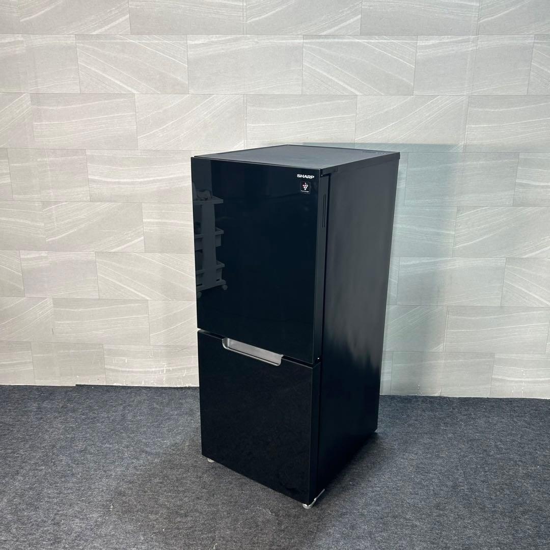 SHARP 冷蔵庫 SJ-GD15G 152L 2021年 おしゃれ d3576