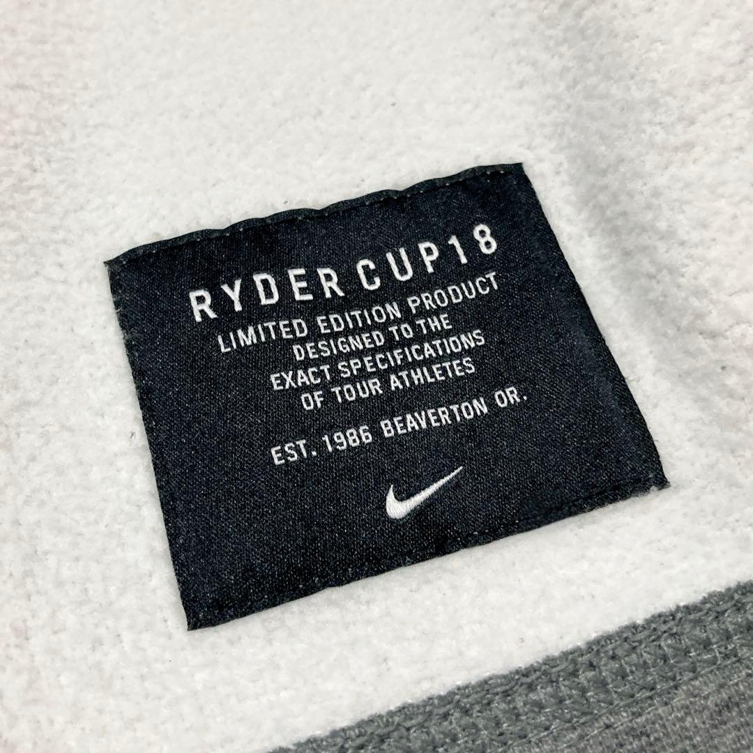 美品　NIKE GOLF ライダーカップ2018 限定 カーディガン　L グレー