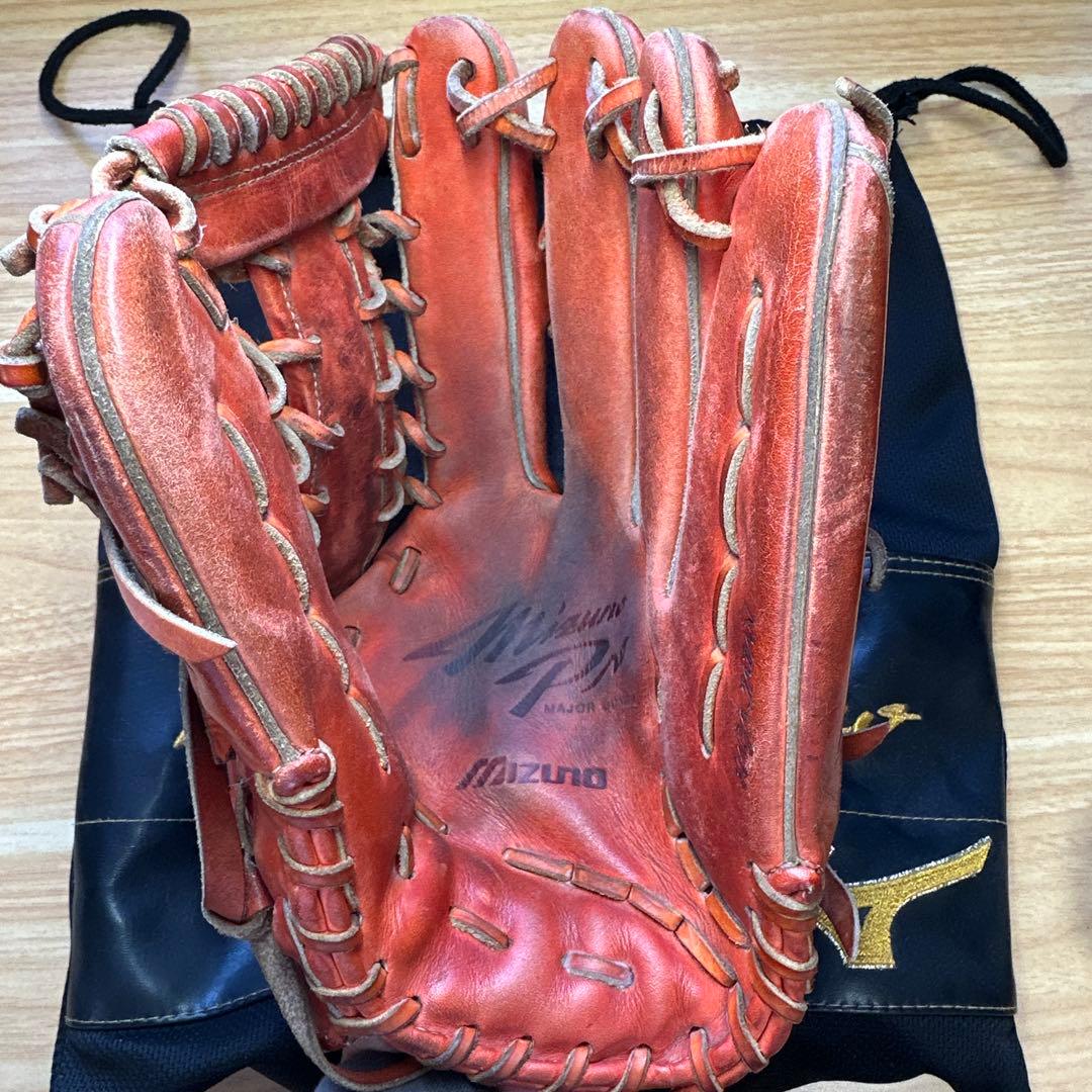 【ミズノプロ】　硬式用野球グローブ　外野用