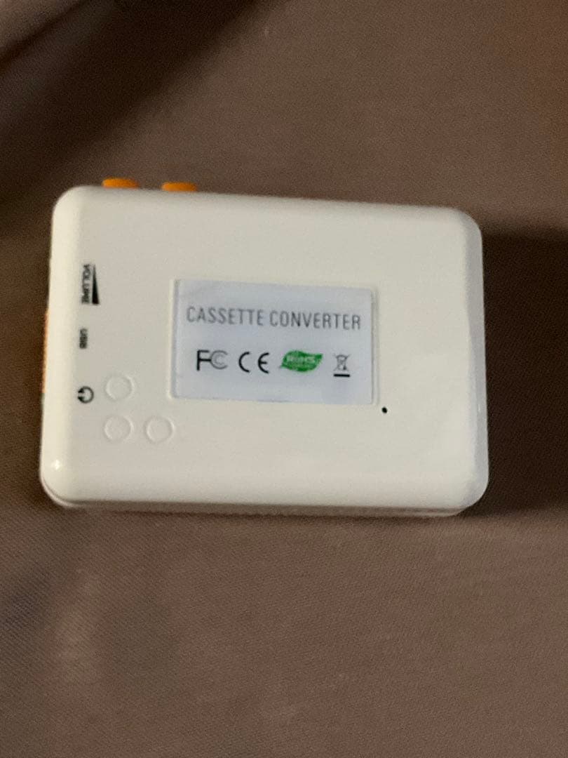 菅原圭さん　カセットプレーヤーとカセットテープセット