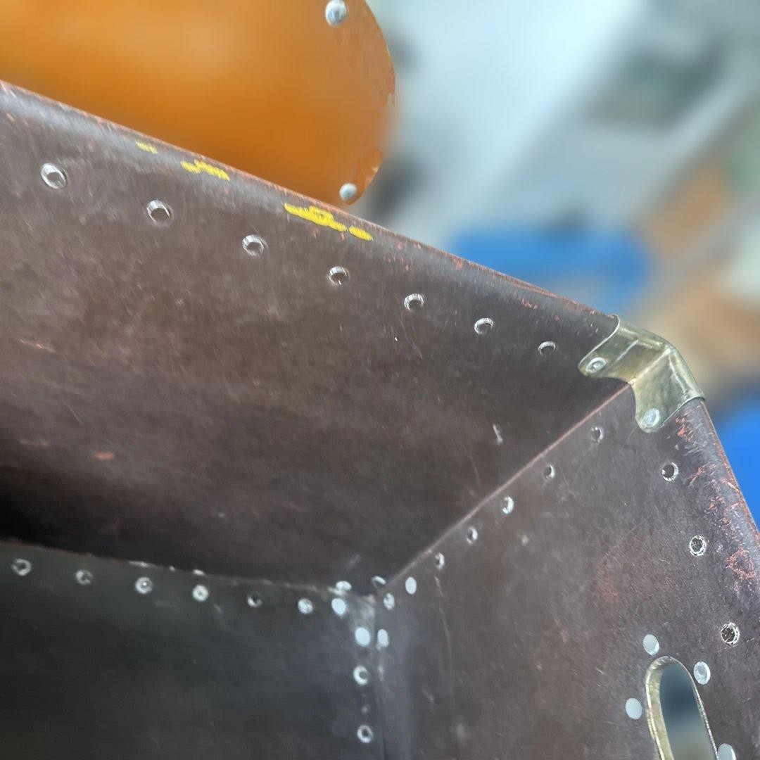 昭和レトロ　ボテ箱　ぼて箱　希少　道具入れ　ヴィンテージ