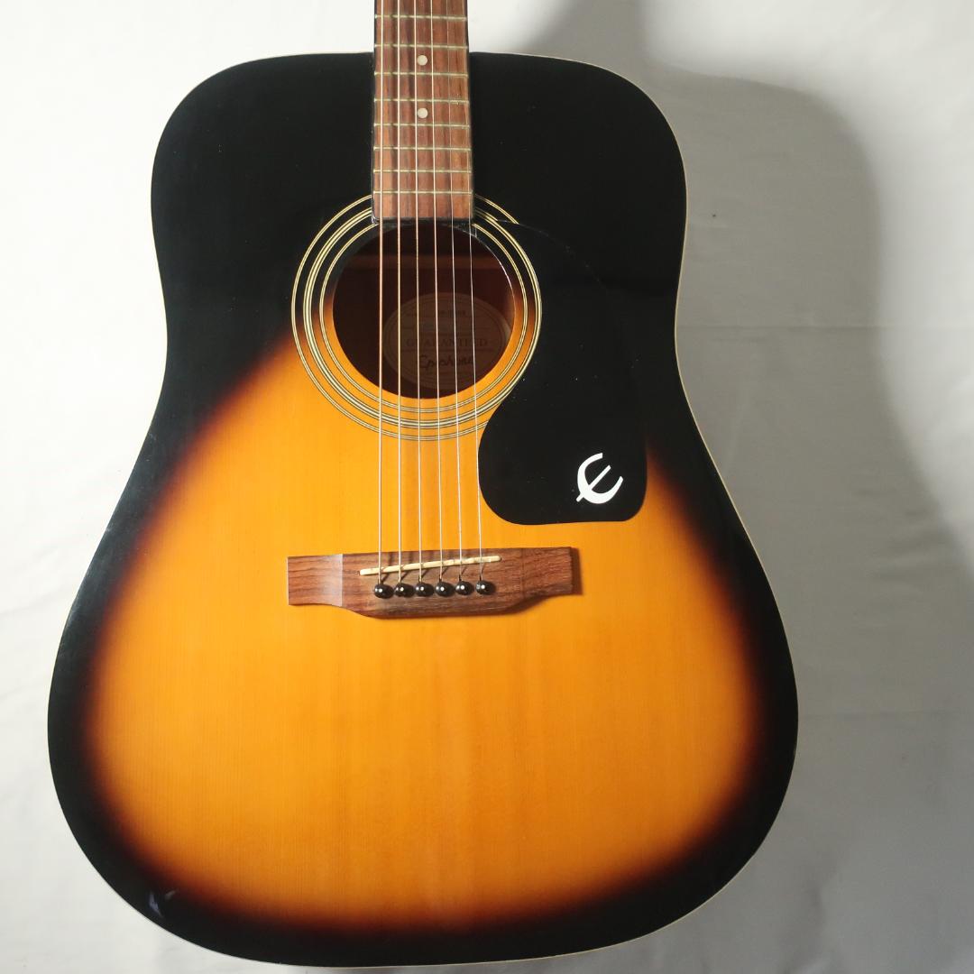 弦交換Epiphone DR-100/VS アコースティックギター 純正ケース付