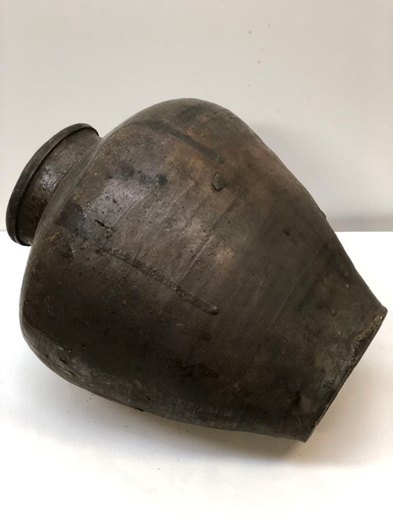 備前焼　常滑焼　美濃焼　信楽焼壺　骨董品　古陶器変壺　花生け　飾り壺