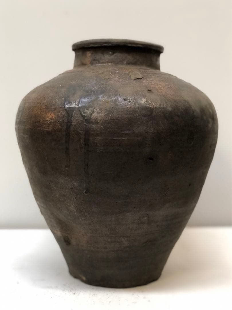 備前焼　常滑焼　美濃焼　信楽焼壺　骨董品　古陶器変壺　花生け　飾り壺