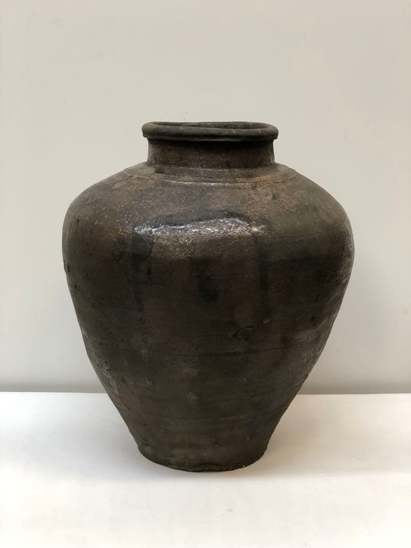 備前焼　常滑焼　美濃焼　信楽焼壺　骨董品　古陶器変壺　花生け　飾り壺