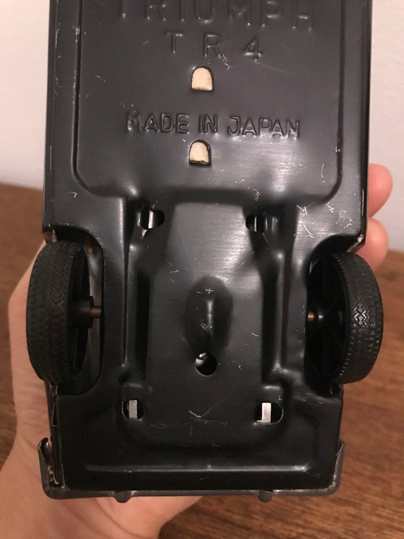 1970's 日本製 POLICE CAR 玩具 ブリキ パトカー 箱付き ST