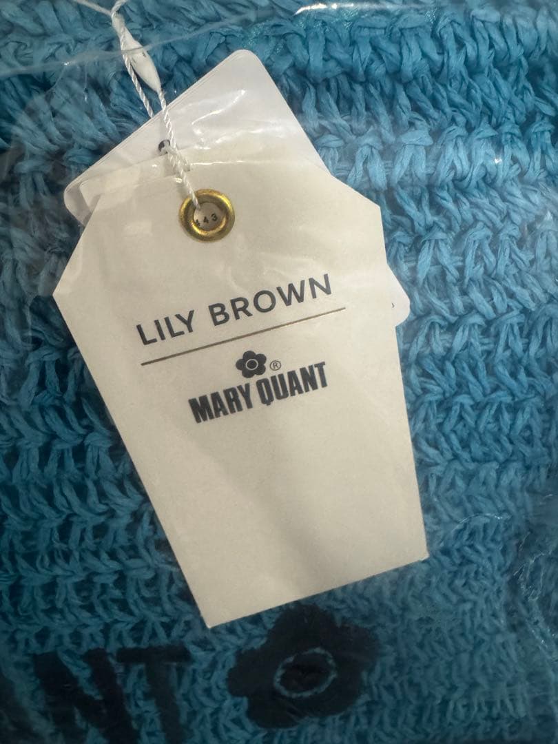 マリークワント×リリーブラウン　コラボ　デイジーかごバッグ☆新品タグ付き未使用品