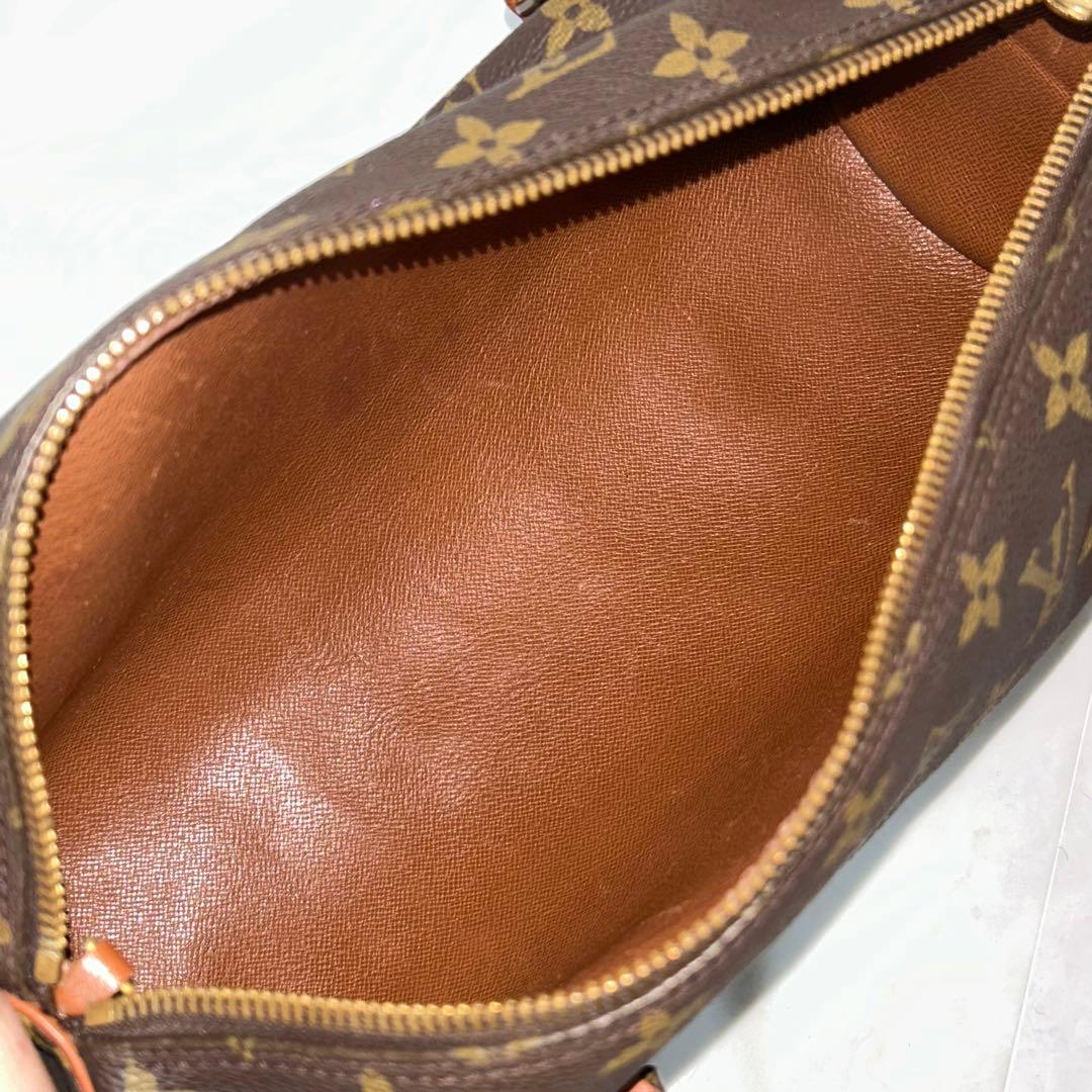 LOUIS VUITTON パピヨン 30 モノグラム ハンドバッグ ポーチ付