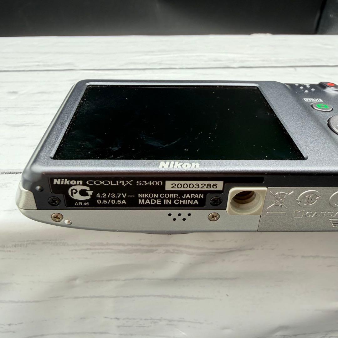 Nikon COOLPIX S3400 シルバー コンパクトデジタルカメラ