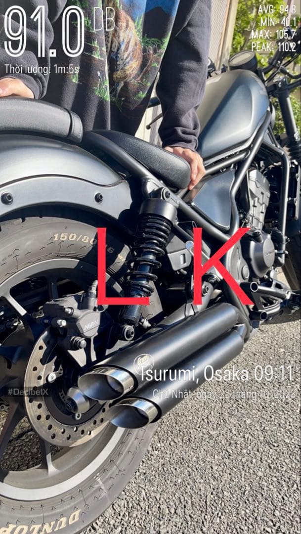セール　レブル250の2023〜2025年式マフラーV4エンドバッフル付き　新品