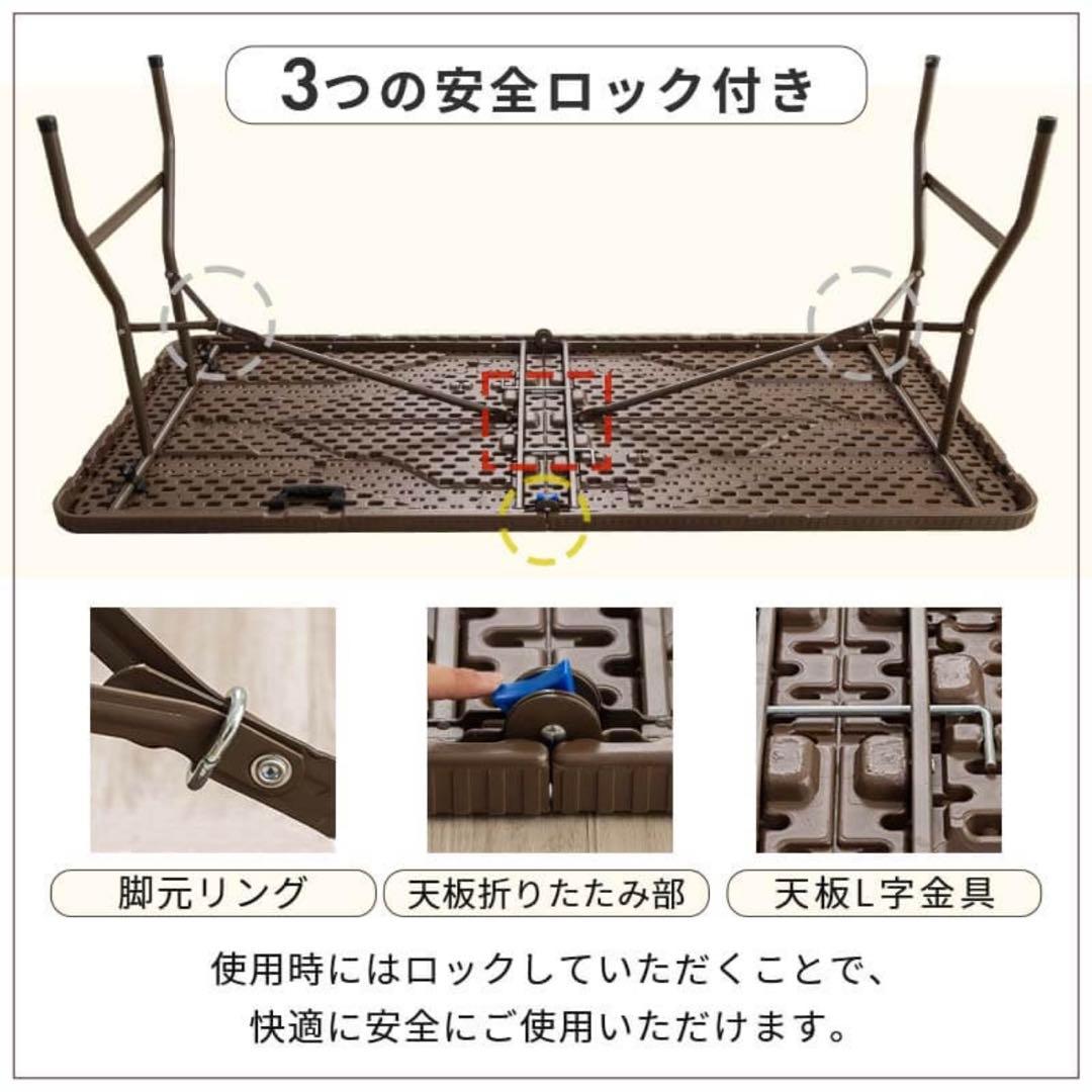 折りたたみ ガーデンテーブルセット7点セット 屋外室内兼用 防水 アウトドア