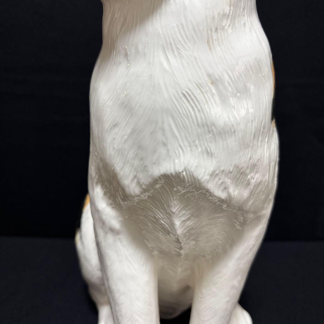 大きな三毛猫ちゃん陶器高さ39センチ