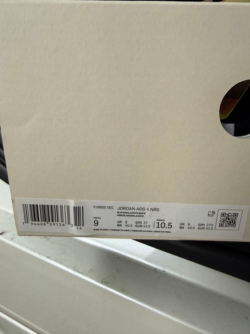 Eastside Golf × Nike Jordan ADG 4 27cm