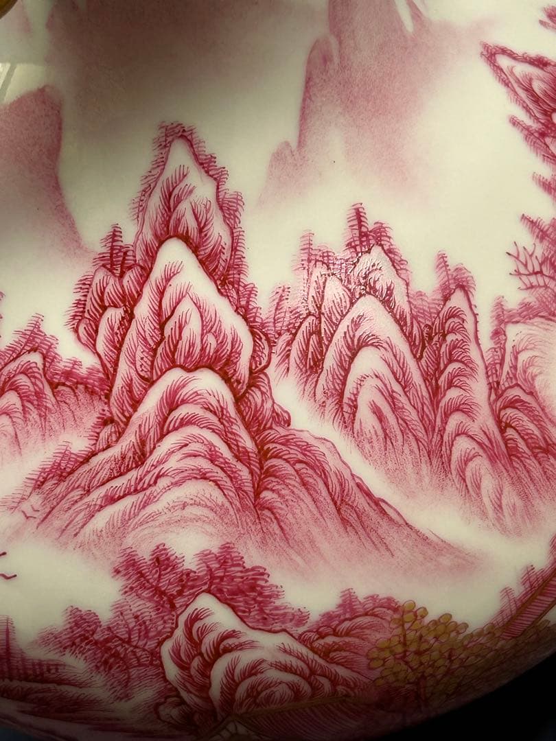 清代　乾隆年製　花器　時代物　中国美術