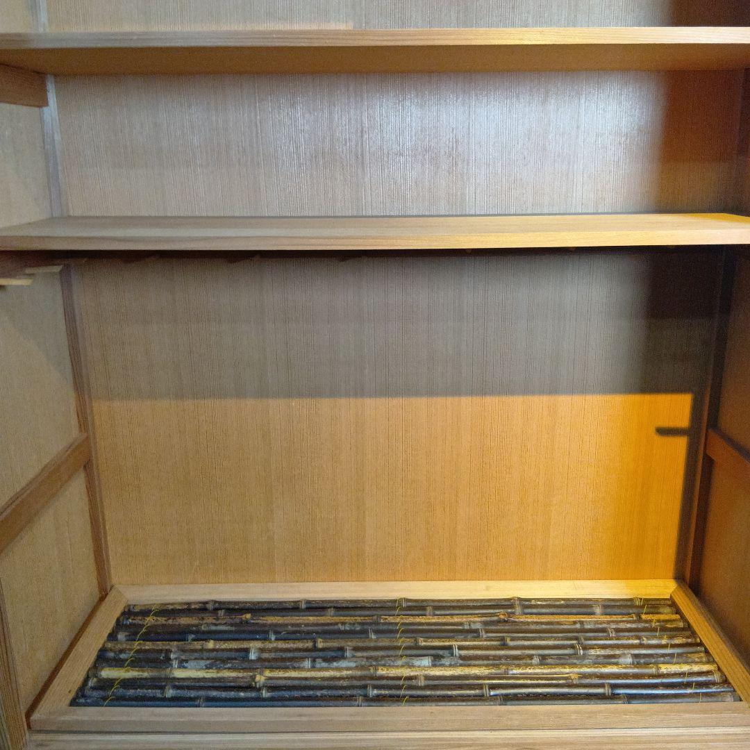 値下げ茶道具　水屋棚　置水屋　網代