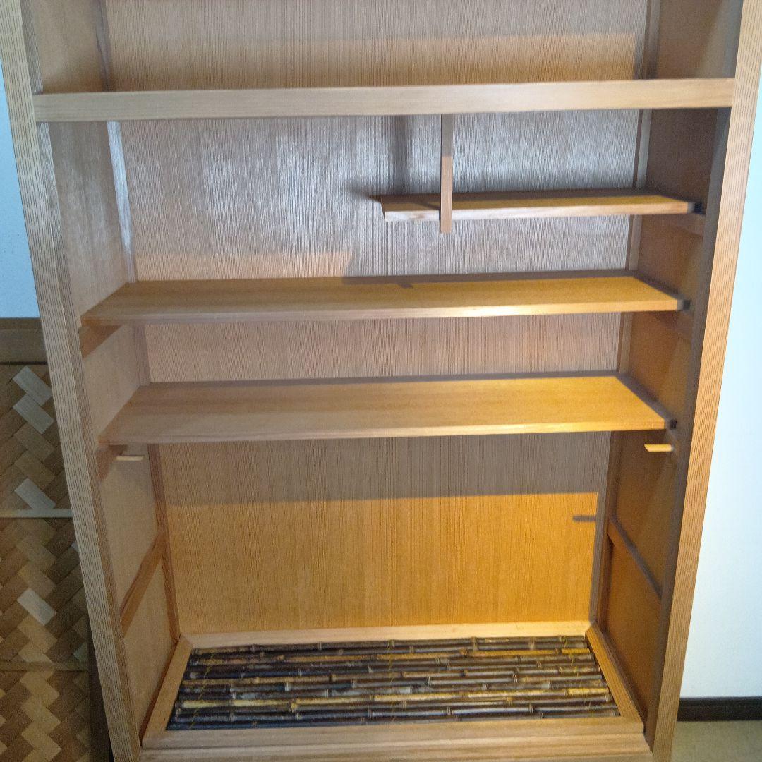 値下げ茶道具　水屋棚　置水屋　網代